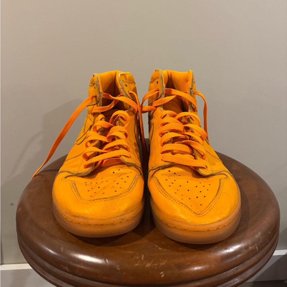 2017 Nike Air Jordan 1 Retro High OG Gatorade Orange Peel - Picture 3 of 14